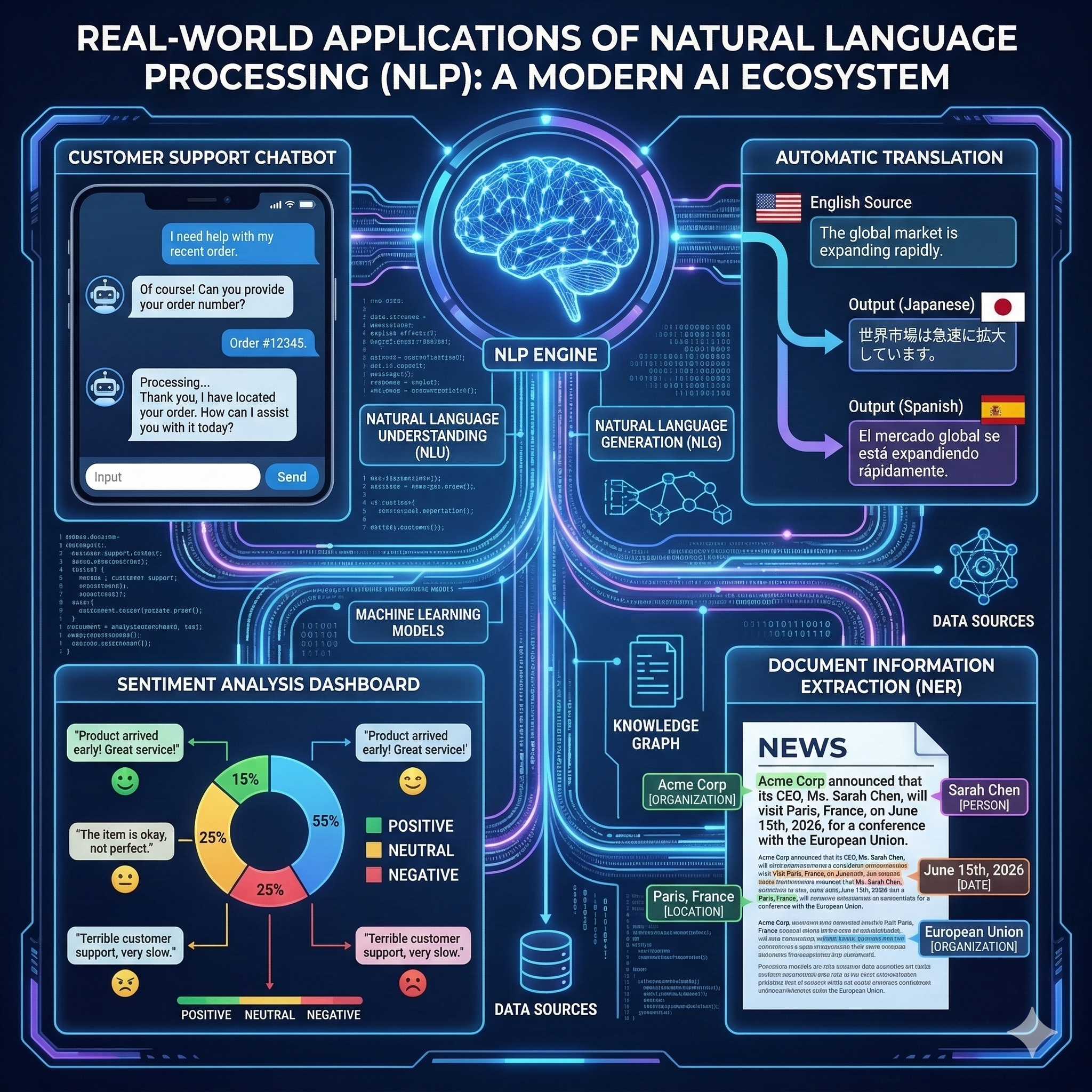 Principais Aplicações de Processamento de Linguagem Natural